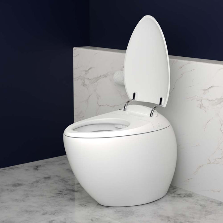 Trone 935262 Floor mount smart bidet toilet - classic white
