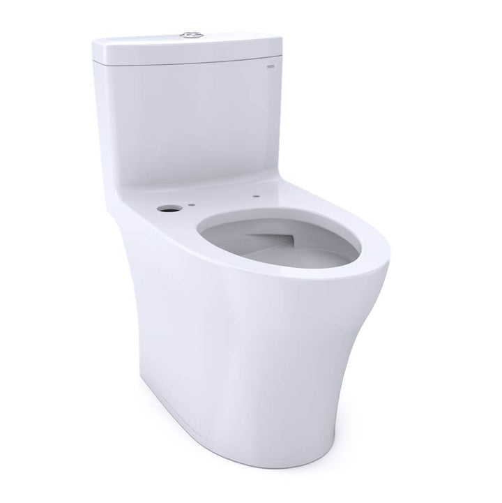 Toto CST646CEMFGNAT40#01 Aquia Iv One-Piece Elongated Dual Flush 1.28 and 0.9 GPF Washlet and Auto Flush Ready Toilet With Cefiontect
