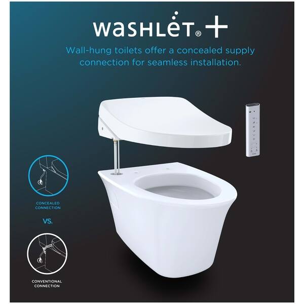 Toto CWT4263074CMFG#MS AP Wall Hung Toilet With Washlet C2