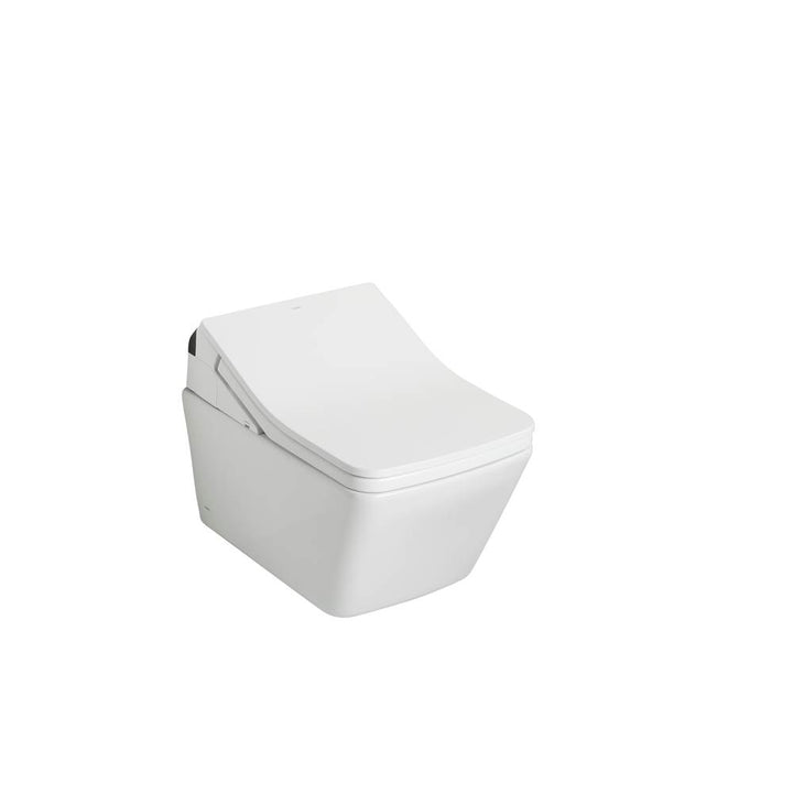 Toto CWT4494049CMFGA#MS Washlet Sp Wall-Hung Square-Shape Toilet With Sx Bidet Seat and Duofit In-Wall 1.28 and 0.9 GPF Auto Dual-Flush Tank System