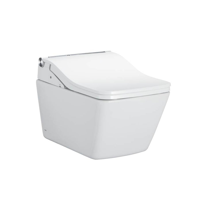 Toto CWT4494549CMFGA#MS Washlet Sp Wall-Hung Square-Shape Toilet With Sw Bidet Seat and Duofit In-Wall 1.28 and 0.9 GPF Dual-Flush Tank System