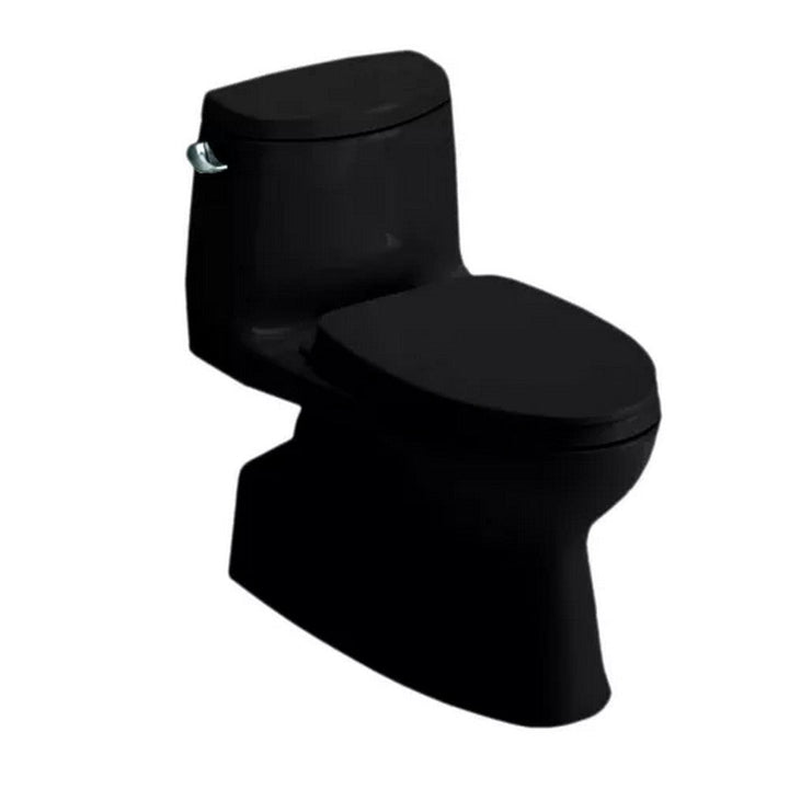 Toto MS614124CEF#51 Carlyle Ii One-Piece Elongated 1.28 GPF Universal Height Toilet With Ss124 Softclose Seat, Washlet+ Ready