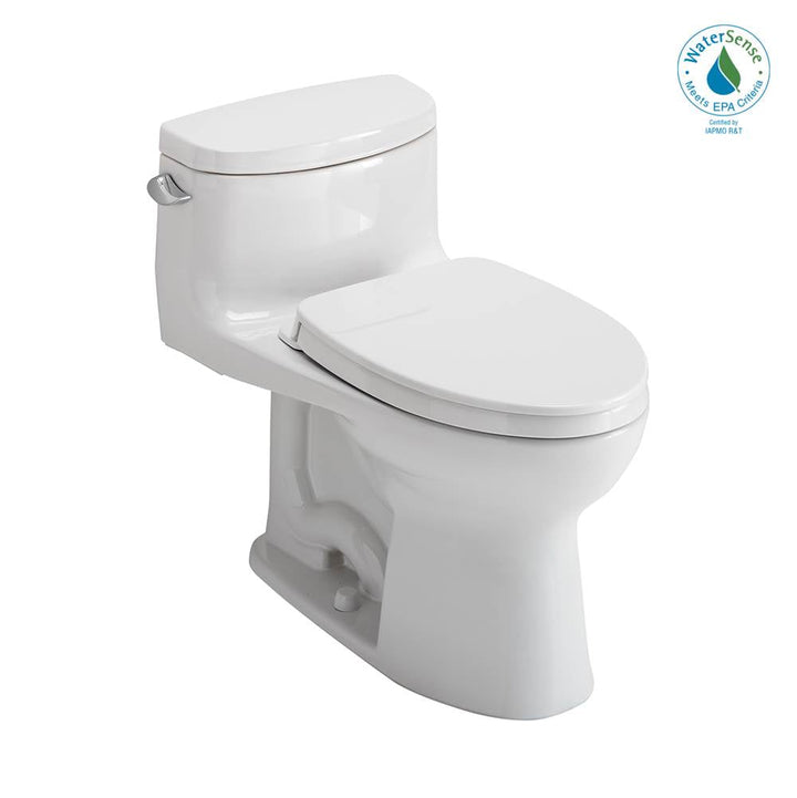 Toto Supreme Ii One-Piece Elongated 1.28 GPF Universal Height Toilet With Cefiontect and Ss124 Softclose Seat, Washlet+ Ready — Bone