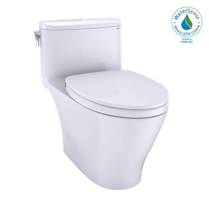 Toto MS642124CUFG#01 Nexus 1G One-Piece Elongated 1.0 GPF Universal Height Toilet With Cefiontect and Ss124 Softclose Seat, Washlet Ready