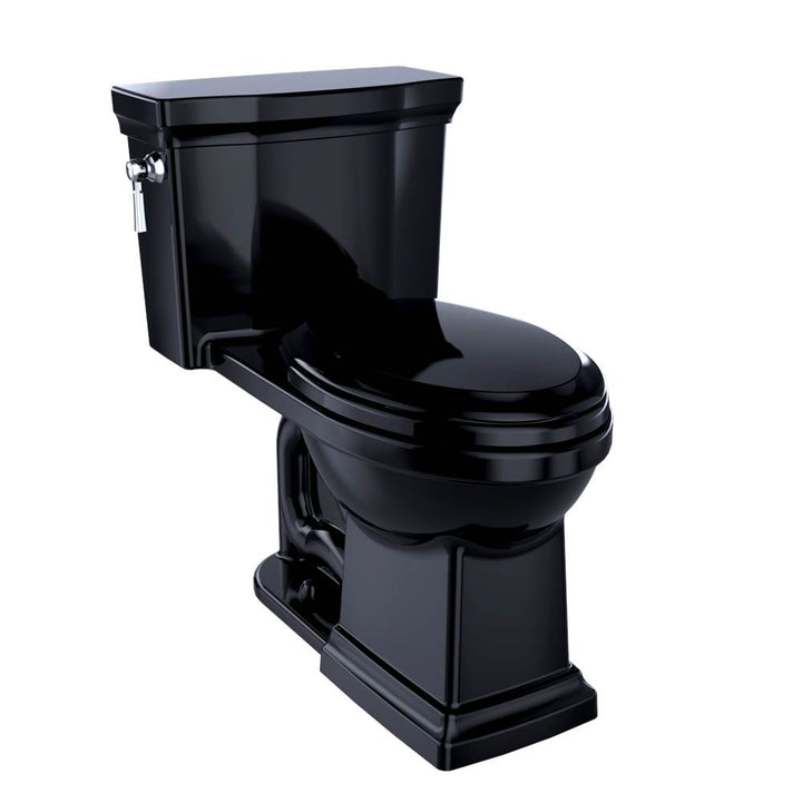 Toto Promenade Ii One-Piece Elongated 1.28 GPF Universal Height Toilet With Cefiontect — Ebony