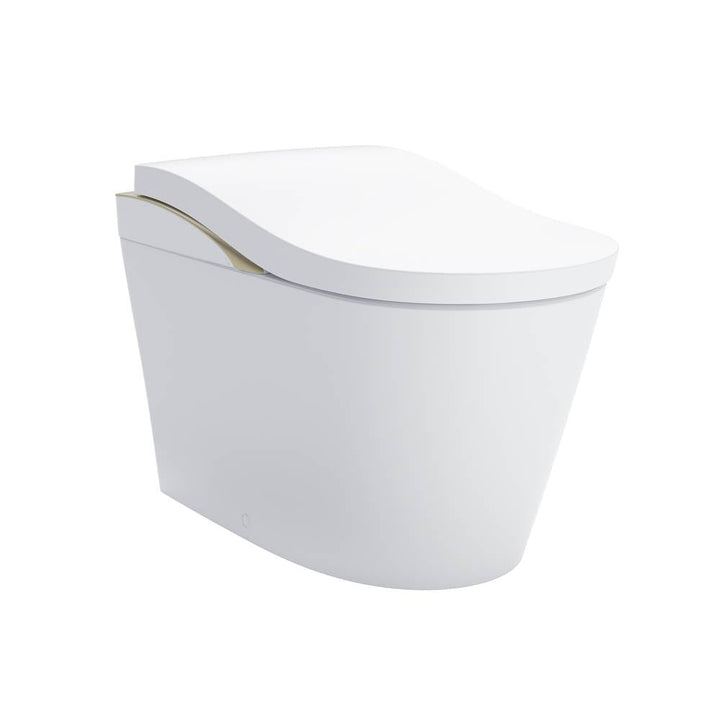 Toto Neorest LS Dual Flush 1.0 Or 0.8 Gf Integrated Bidet Toilet — Nickel