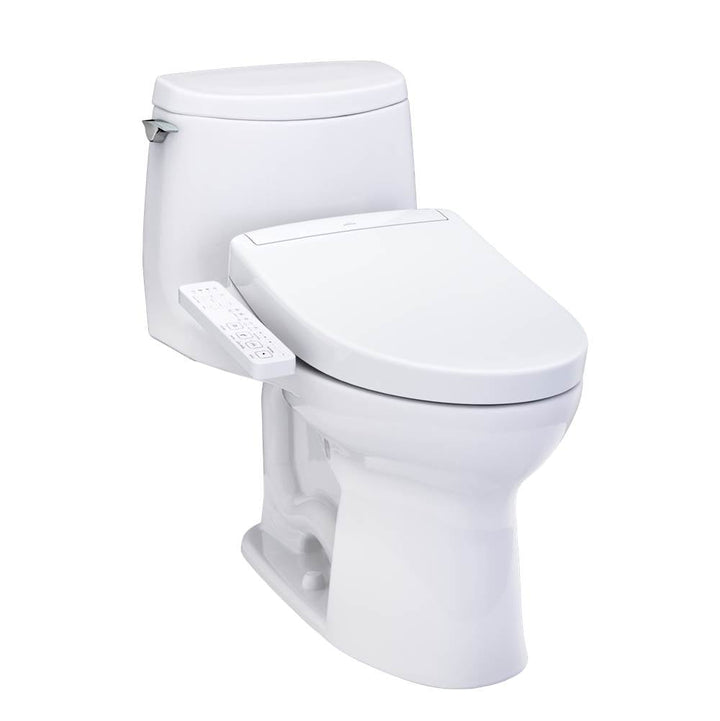 Toto MW6043346CEFG#01 Washlet+ Ultramax Ii One-Piece Elongated 1.28 GPF Toilet and Washlet+ S2 Bidet Seat — 1.0 GPF Standard