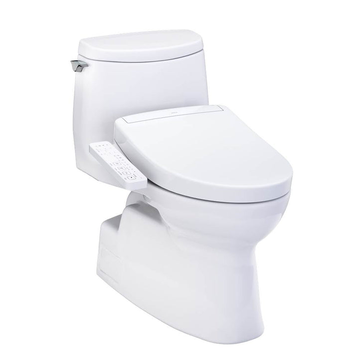 Toto MW6143346CEFG#01 Washlet+ Carlyle Ii One-Piece Elongated 1.28 GPF Toilet and Washlet+ S2 Bidet Seat — 1.0 GPF Standard