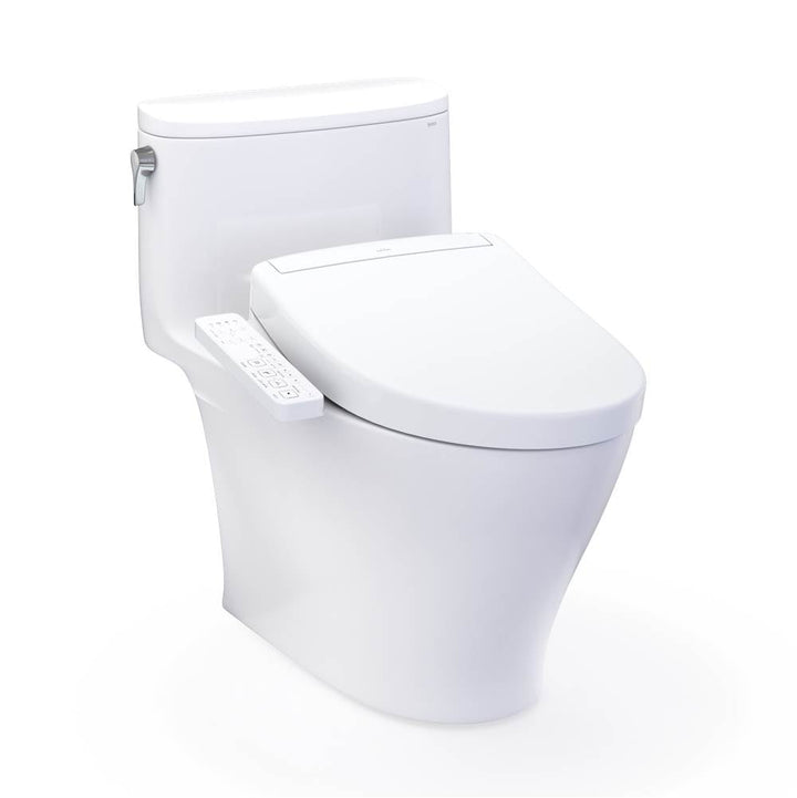 Toto MW6423346CEFG#01 Washlet Nexus One-Piece Elongated 1.28 GPF Toilet and Washlet S2 Bidet Seat — 1.0 GPF Standard