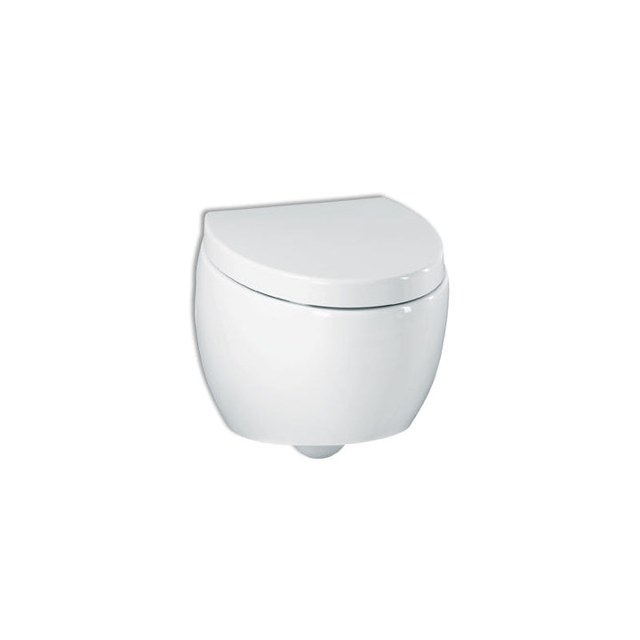 AET Oval Wallmount Toilet 15-3/8'' L x 22'' W x 13-3/4'' H
