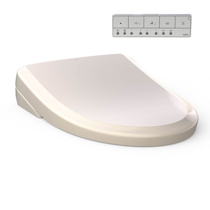 Toto SW4724#12 Washlet S7 Electronic Bidet Toilet Seat With Ewater+ Bowl and Wand Cleaning, Classic Lid, Elongated