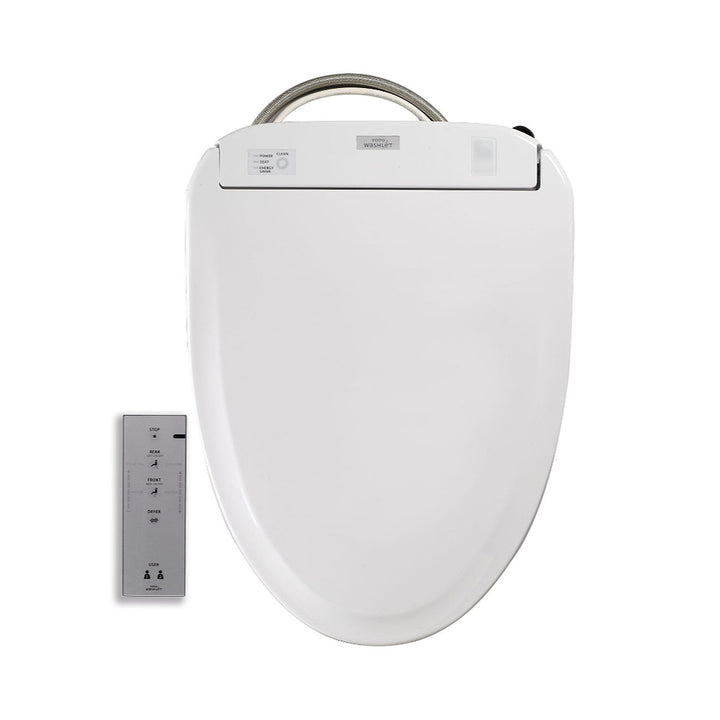 TOTO Washlet S300e Toilet Seat Elongated with E-Water+ — White